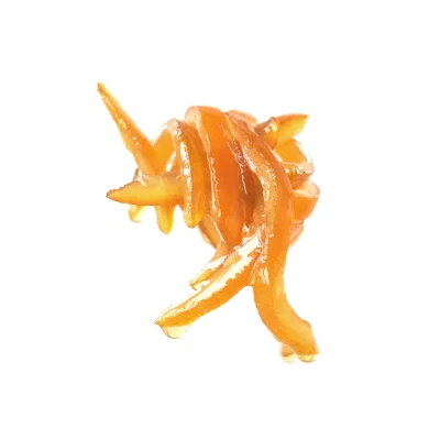 Cascaritas de Naranja en almíbar